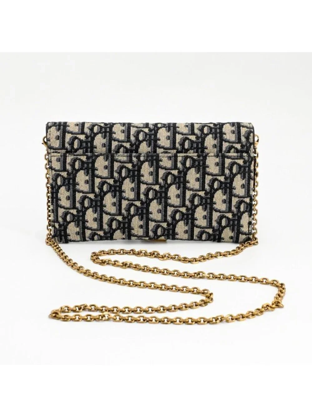 Dior Chain Wallet Saddle Pouch Small
